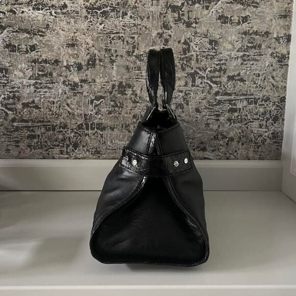 VBH "VAGABOND" LEATHER CROCODILE COMBO HANDBAG SATCHEL CARRY ON - Picture 6 of 15